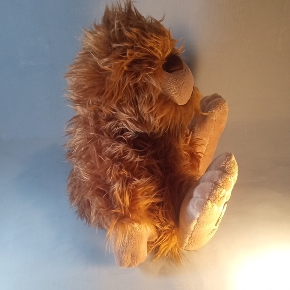 Plush Brown Furry Bigfoot Yeti Sasquatch Toy for Kids & Adults - Picture 3 of 12